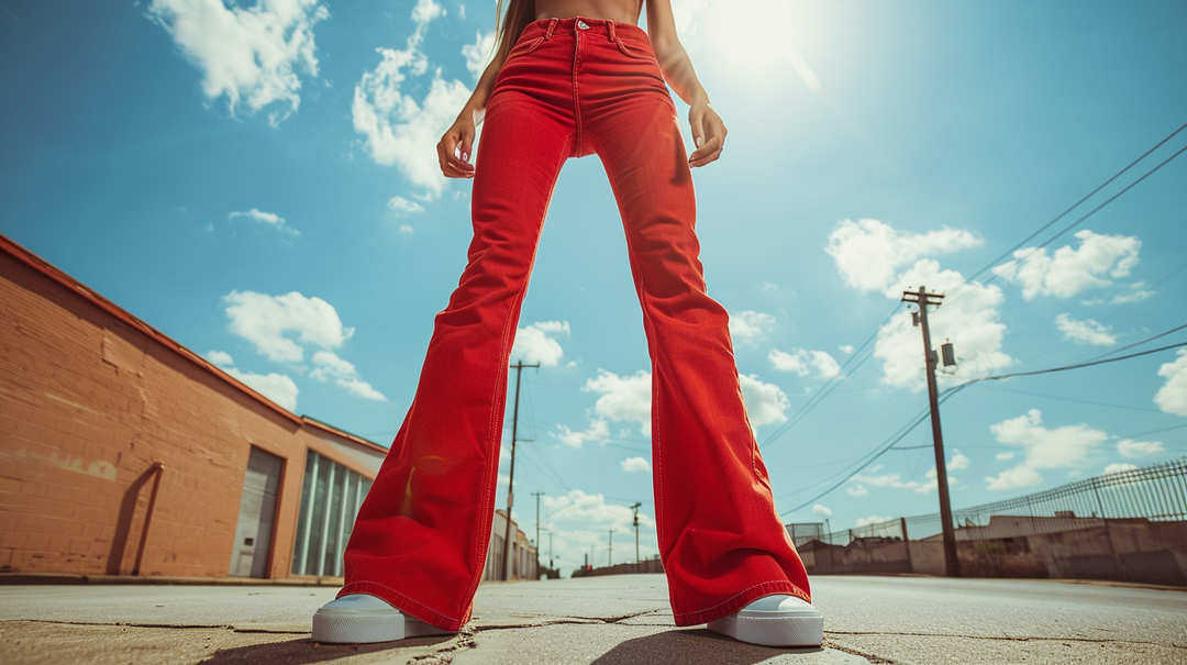 Urban Vogue: The Radiance of Red Jeans | Jeans4you.shop