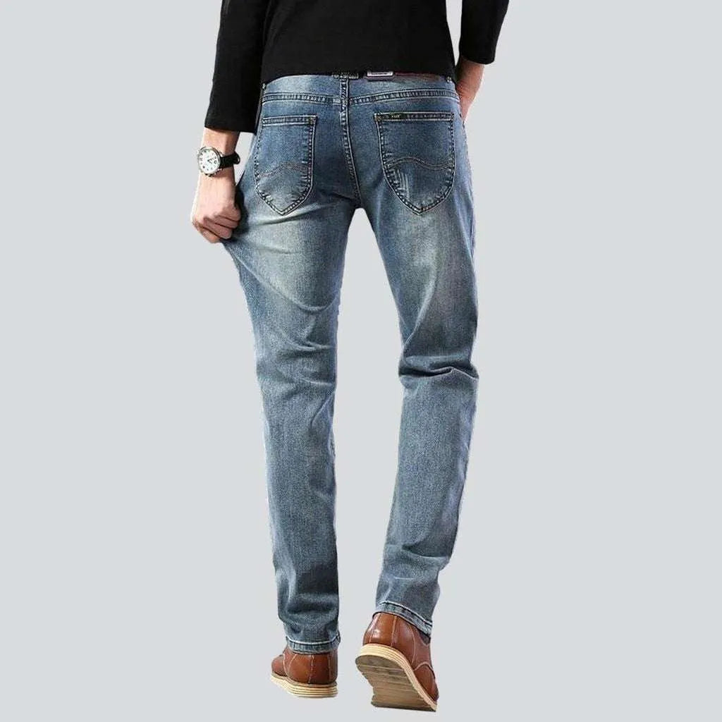 Blue casual jeans for men