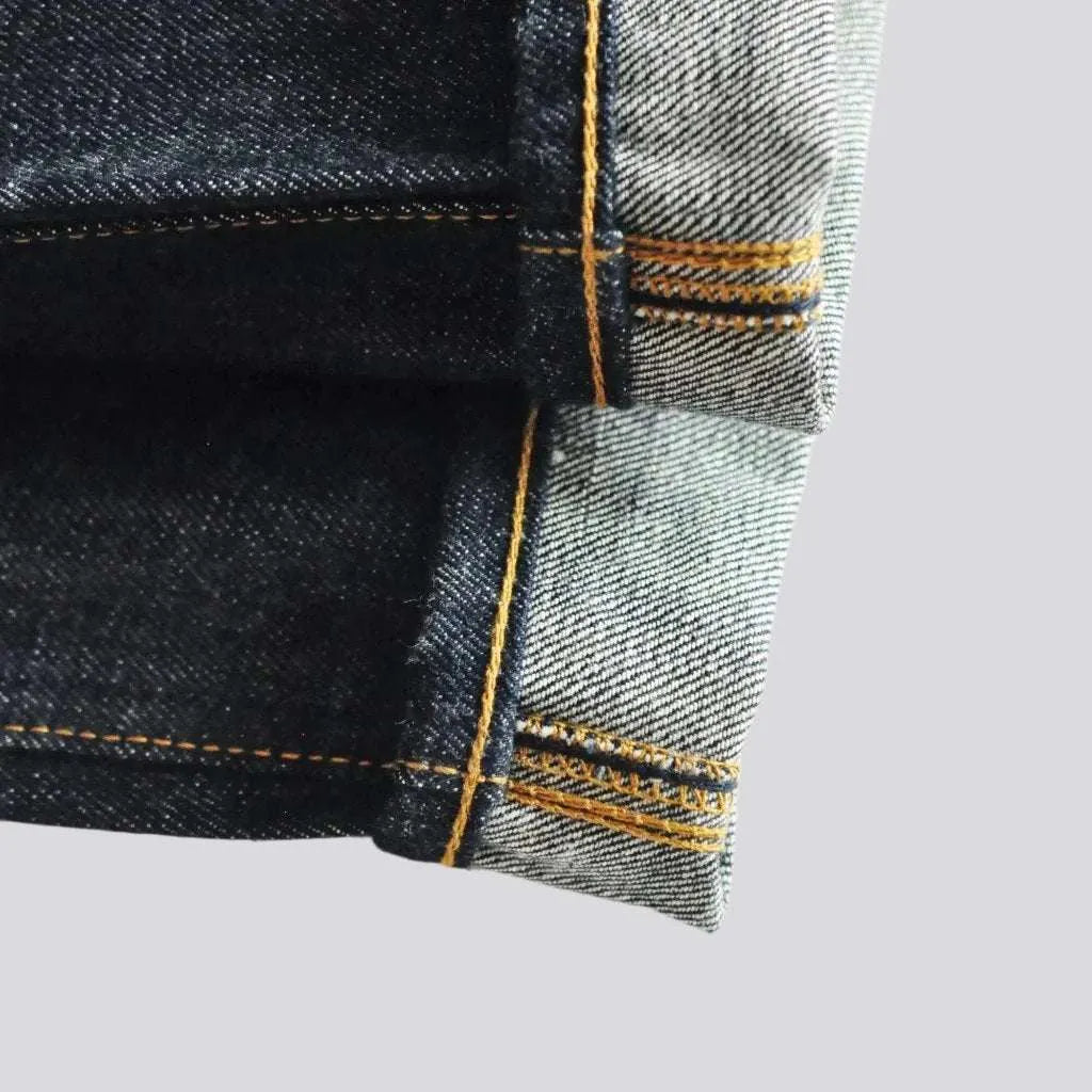 Raw selvedge jeans
 for men