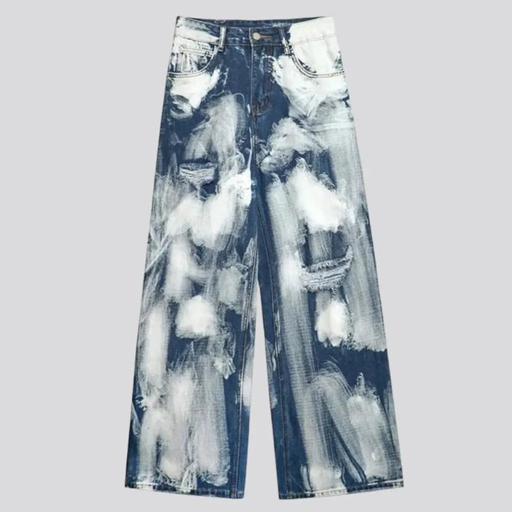 Baggy women's street jeans