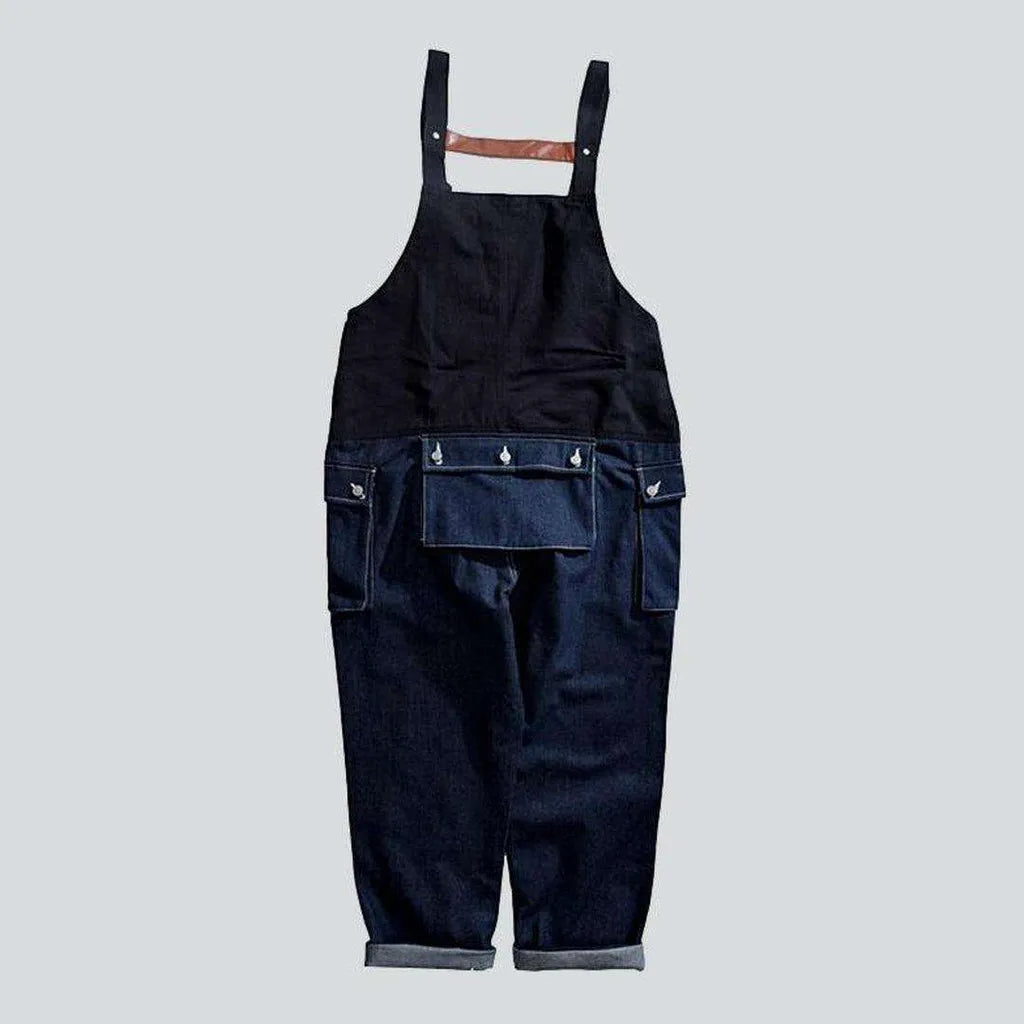 Street style men's jeans overall