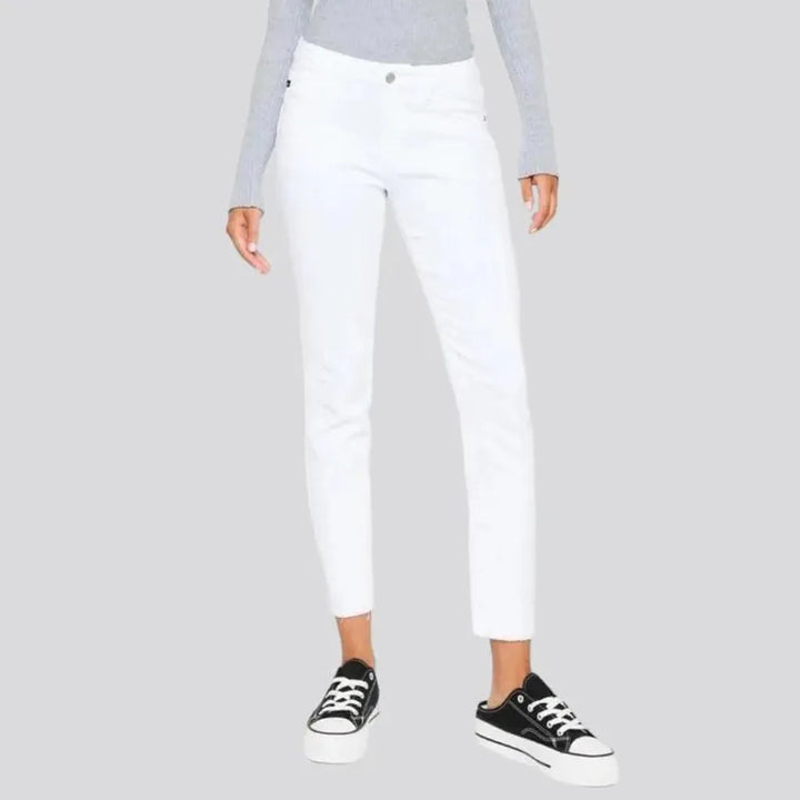 Monochrome casual jeans
 for ladies