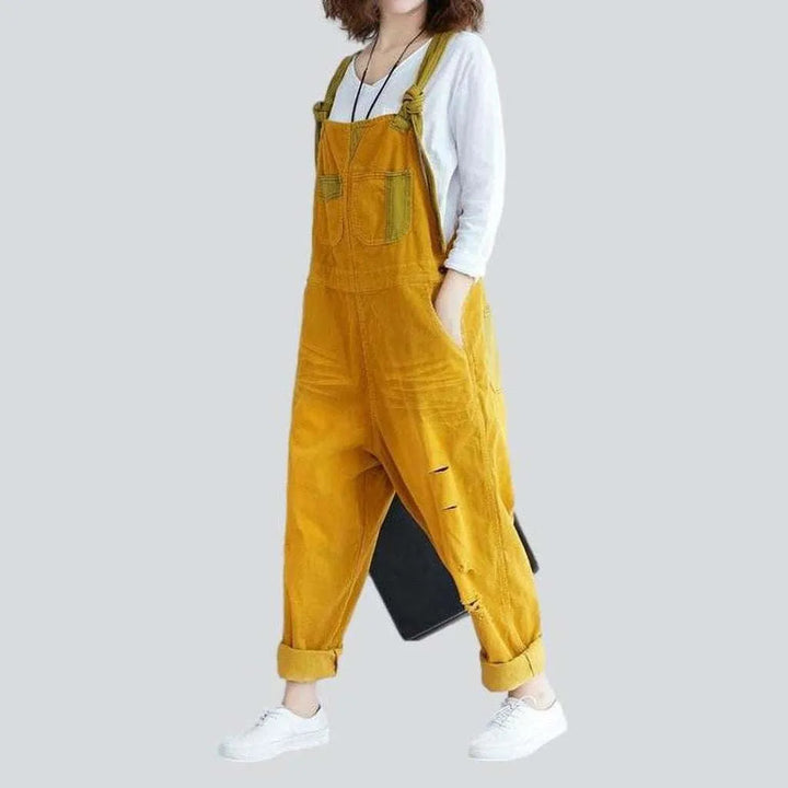 Jean dungaree for women