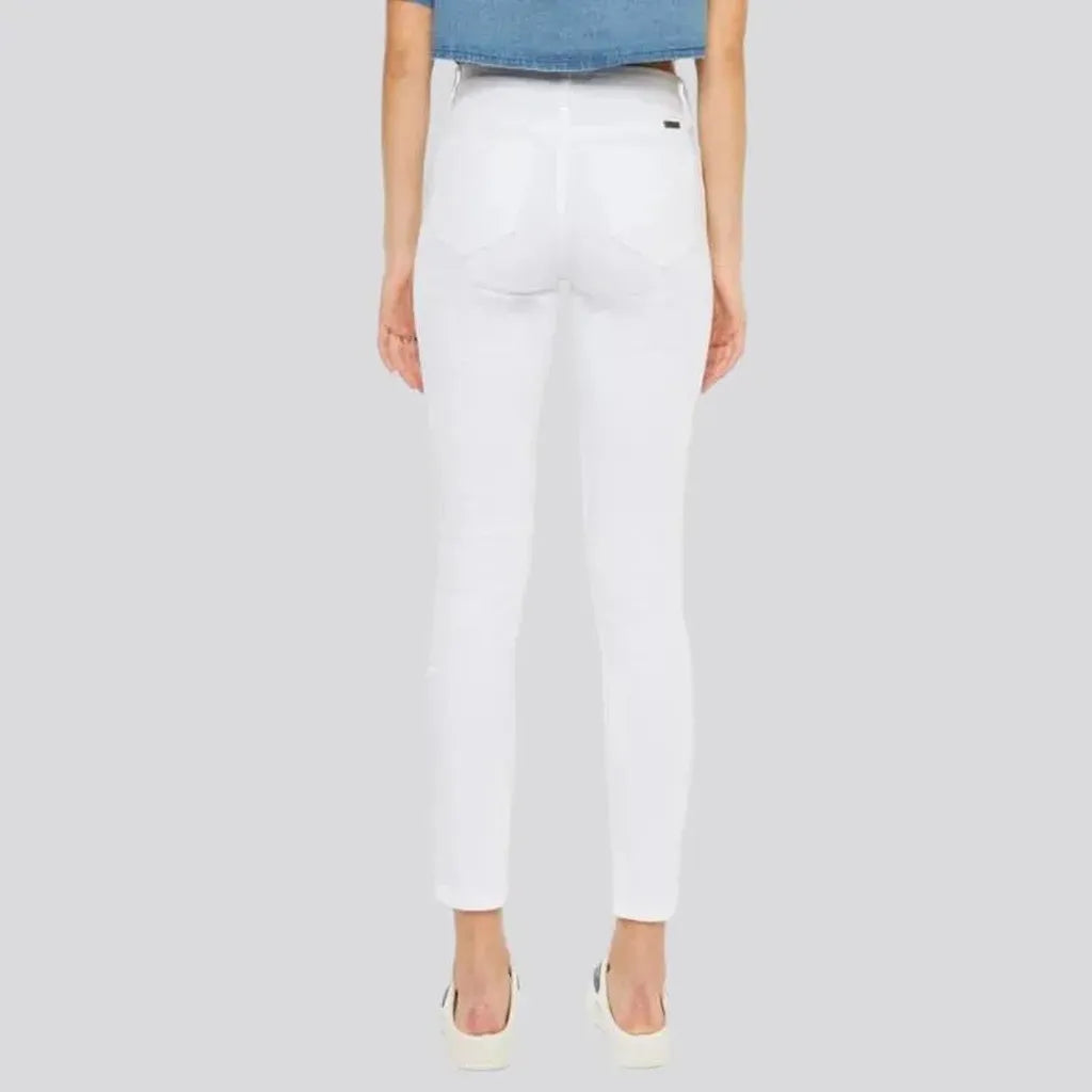 Women's white jeans