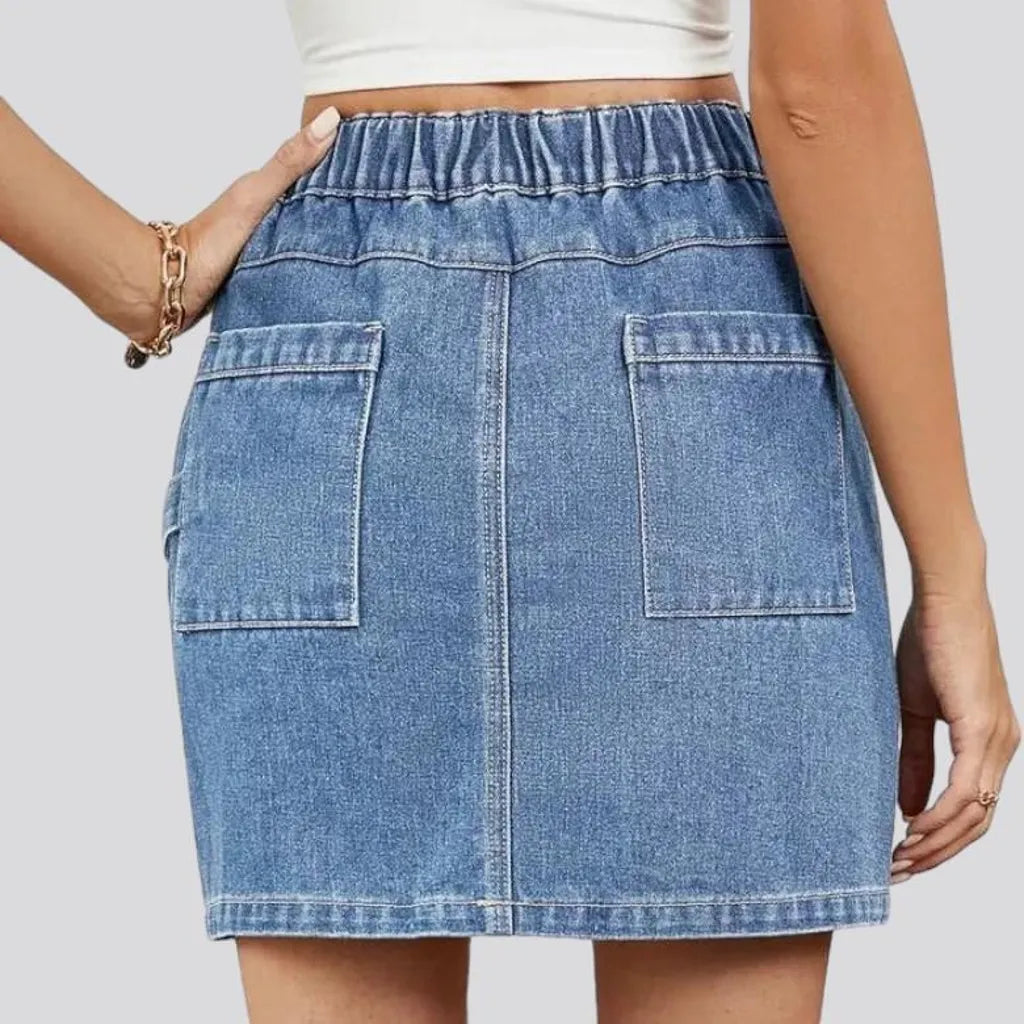 Fashion mini women's jean skirt