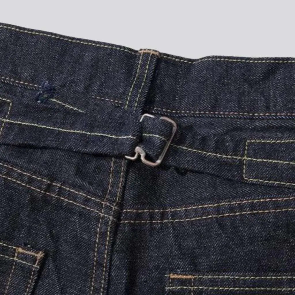 Raw men's self-edge jeans