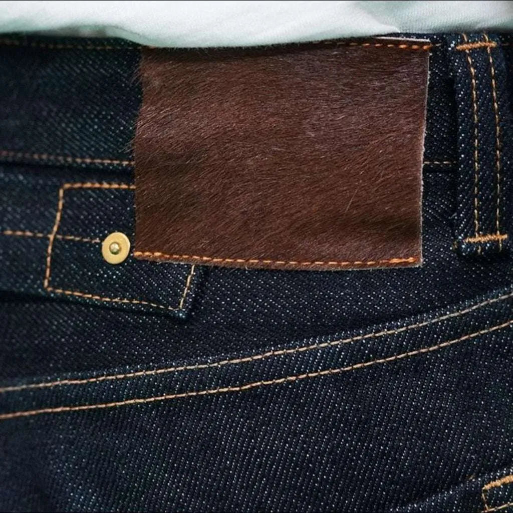 Back cinch 23oz selvedge jeans