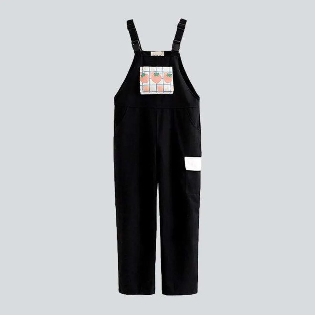 Trendy women's loose fit overall