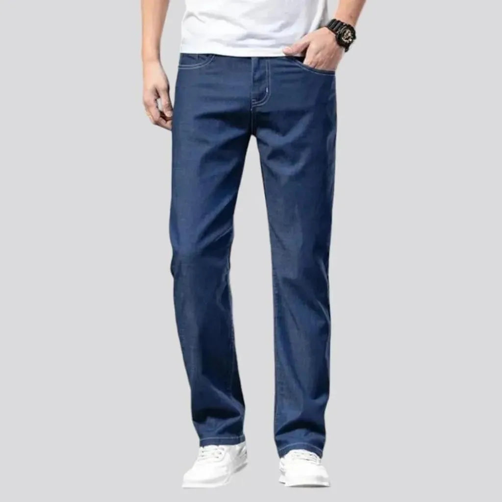 Lyocell men's tapered jeans