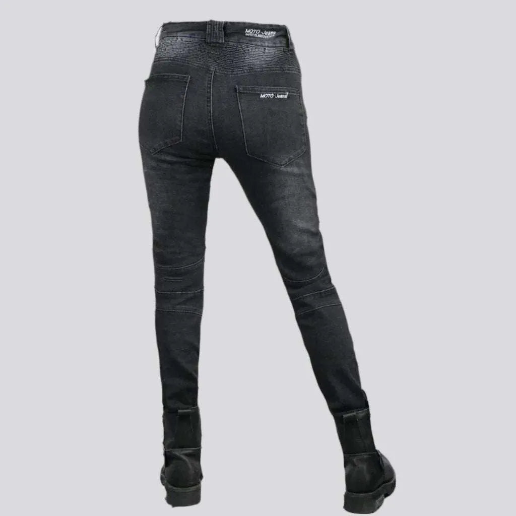 Biker jeans
 for women