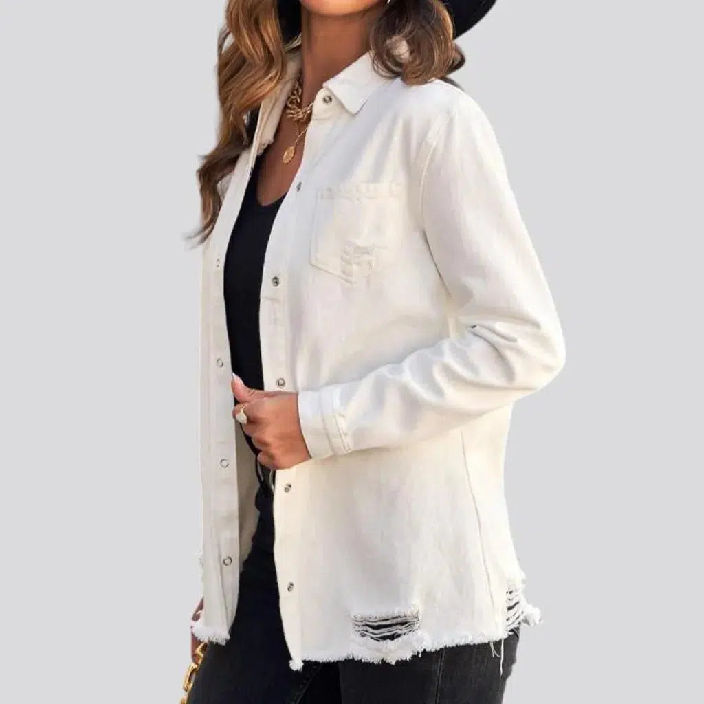 Regular women's jean jacket