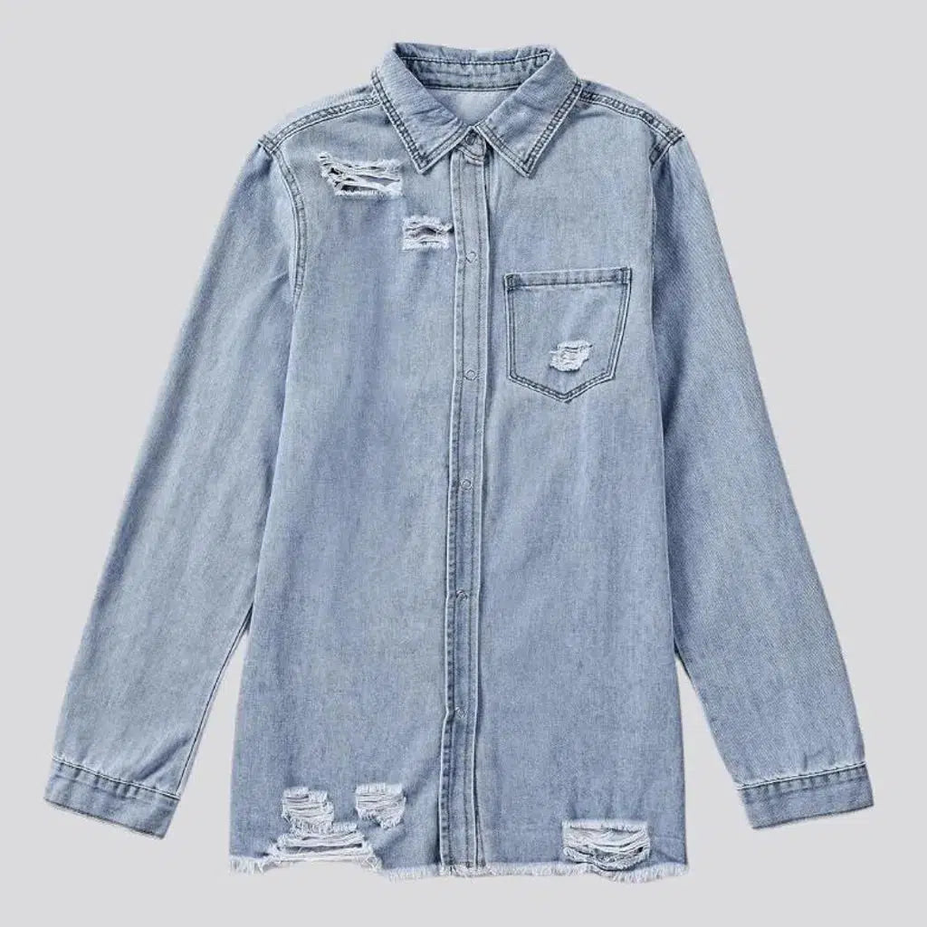 Regular women's jean jacket