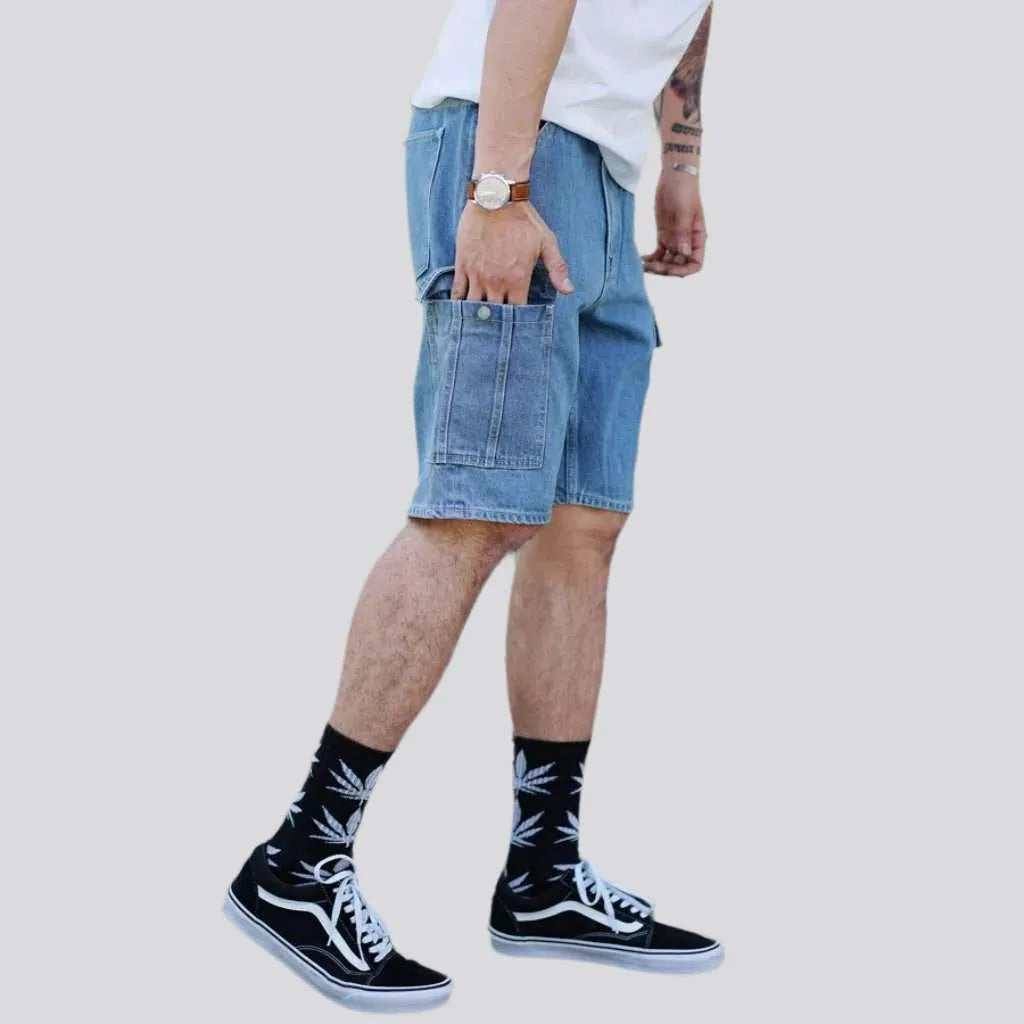 Selvedge men's jeans shorts