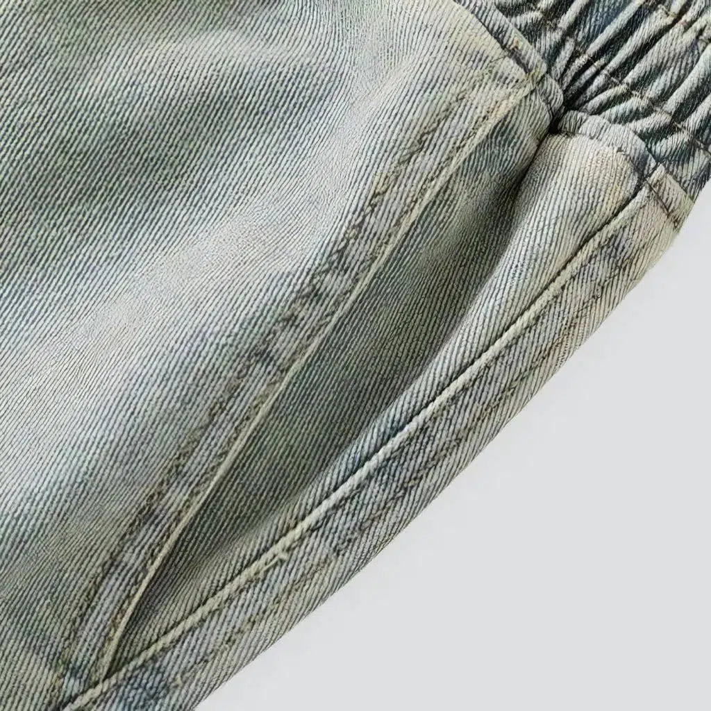 Tone men's aged jeans