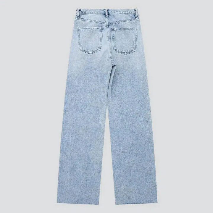 Baggy distressed jeans
 for women