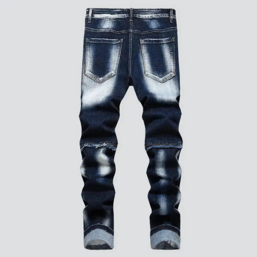 Dark-wash jeans
 for men