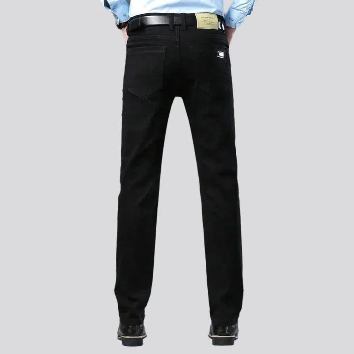 Color men's high-waist jeans