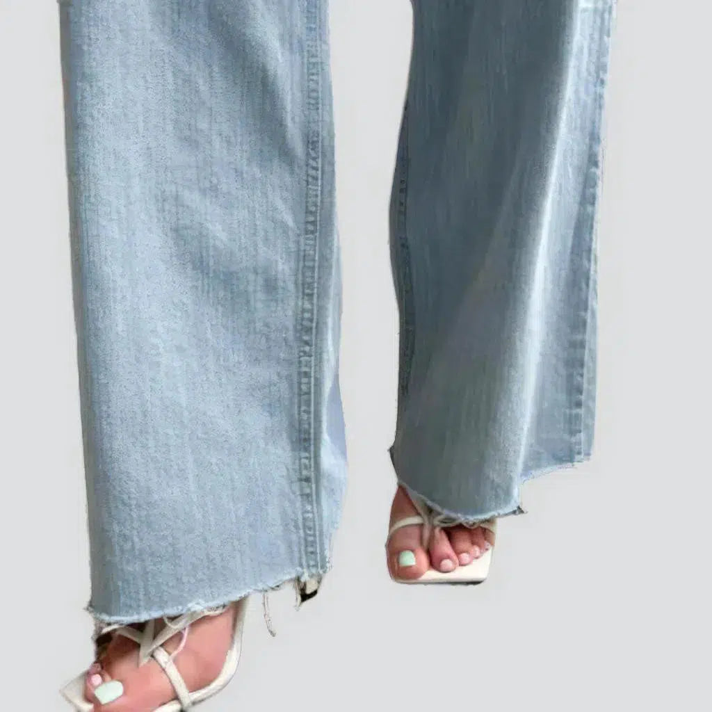 Street women's wide-leg jeans