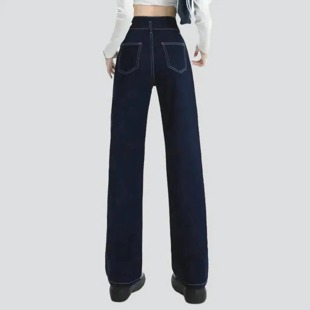 Vintage women's wide-leg jeans