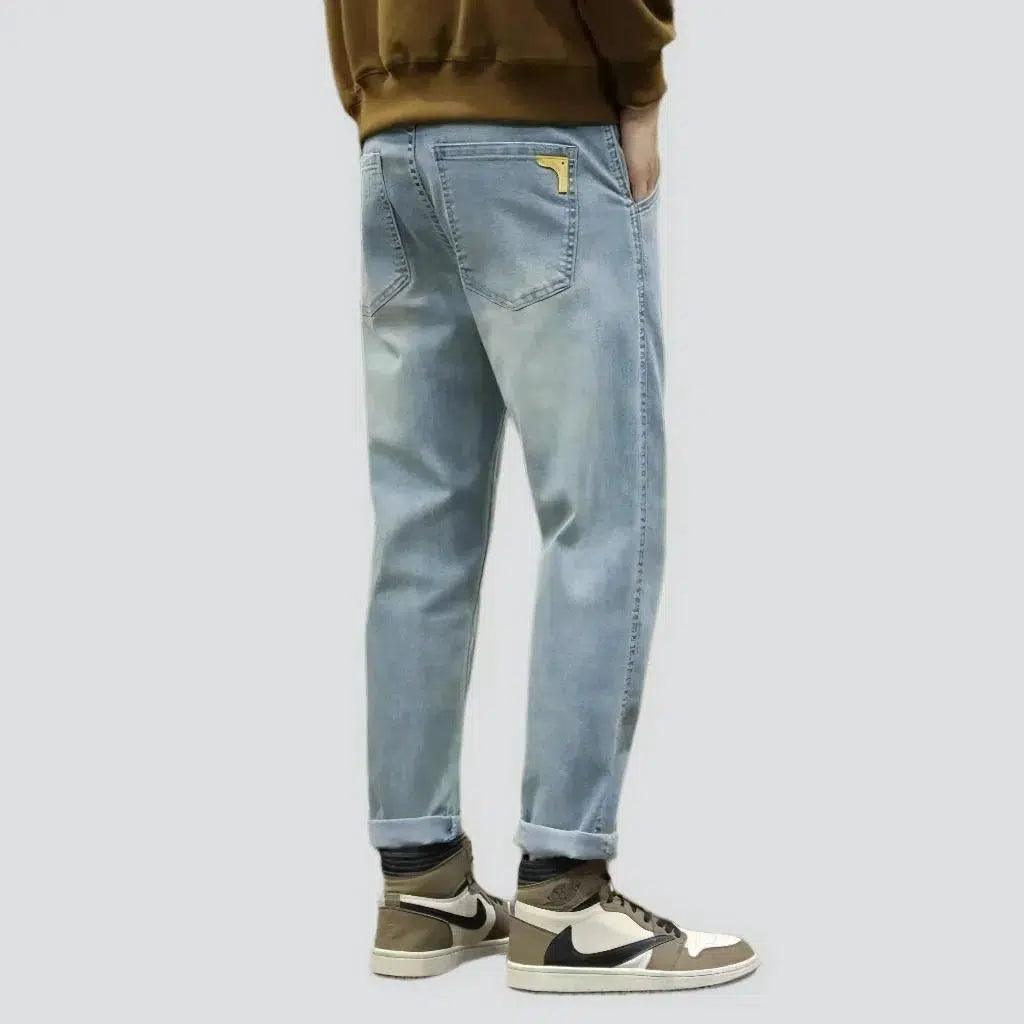 Fashion stonewashed jeans
 for men