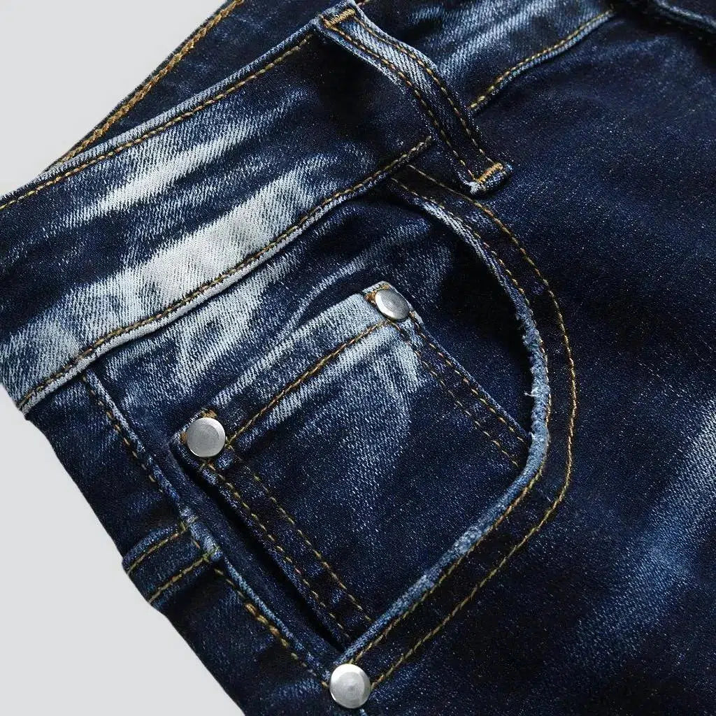 Dark-wash jeans
 for men