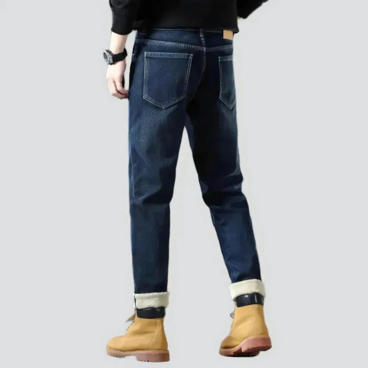 Men's fleece jeans