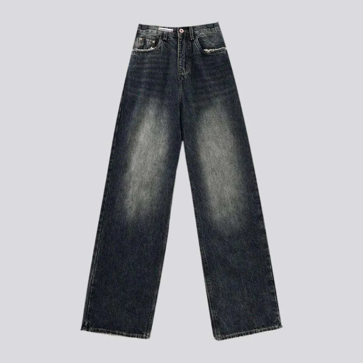 Vintage women's fashion jeans