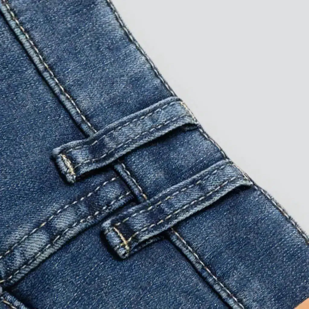 Insulated men's vintage jeans