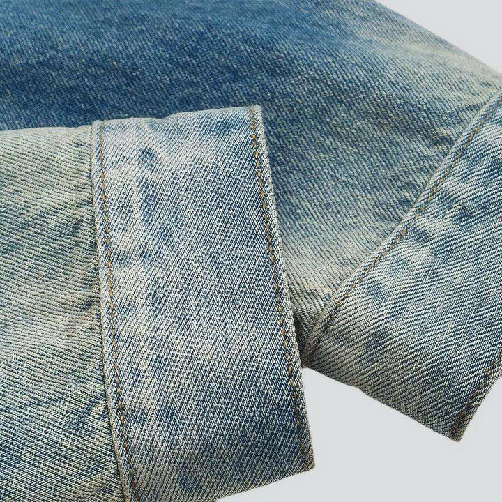 90s sanded men's denim jacket