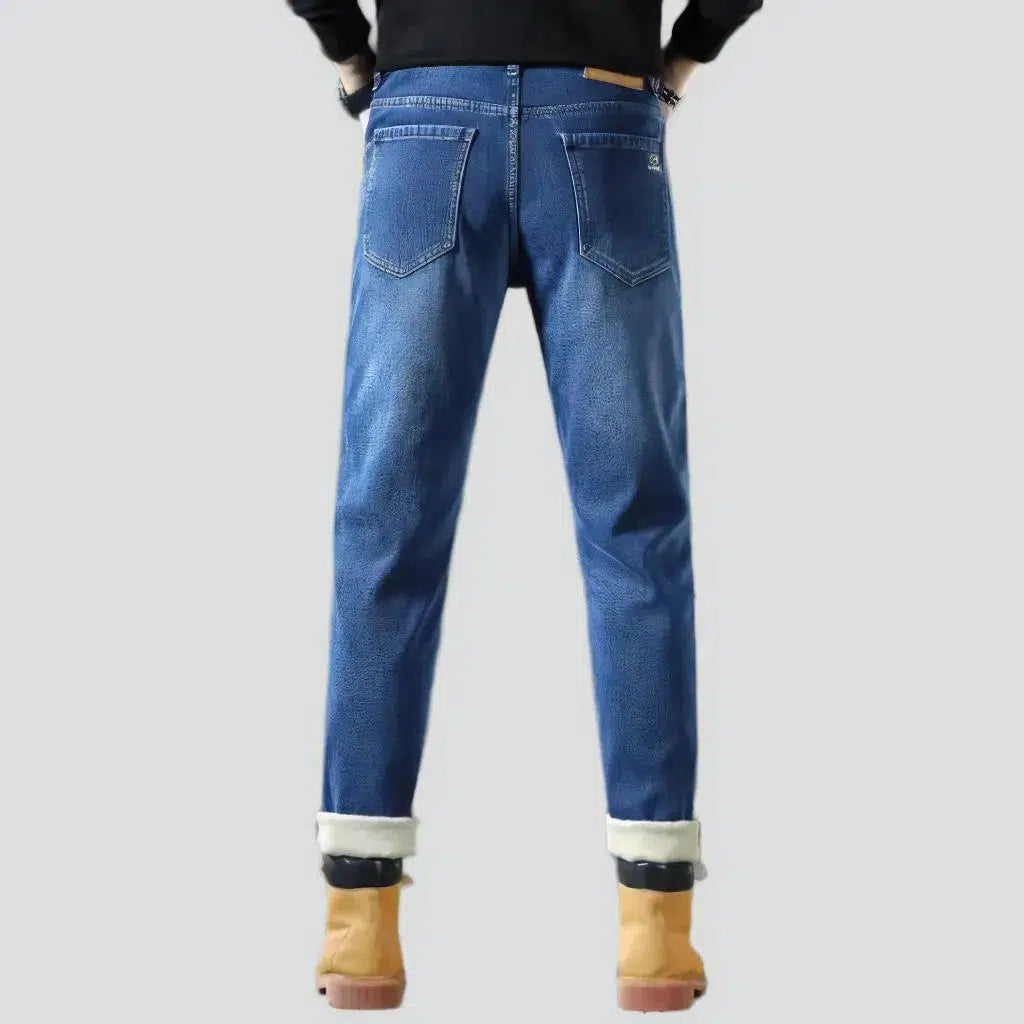 Men's fleece jeans