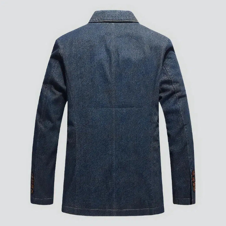 Vintage slim men's jeans blazer