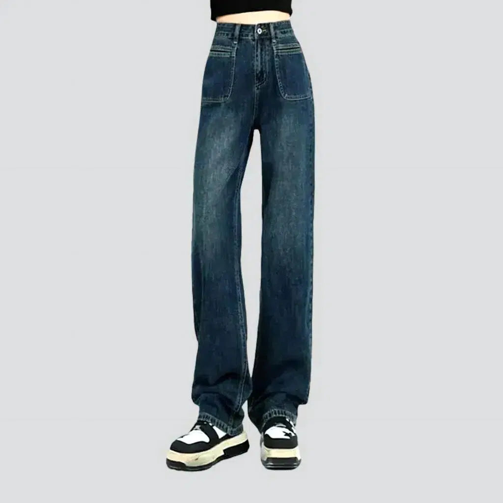 Vintage women's street jeans