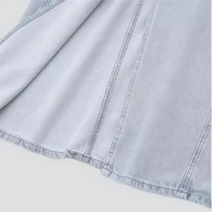 Street long jeans skirt
 for ladies