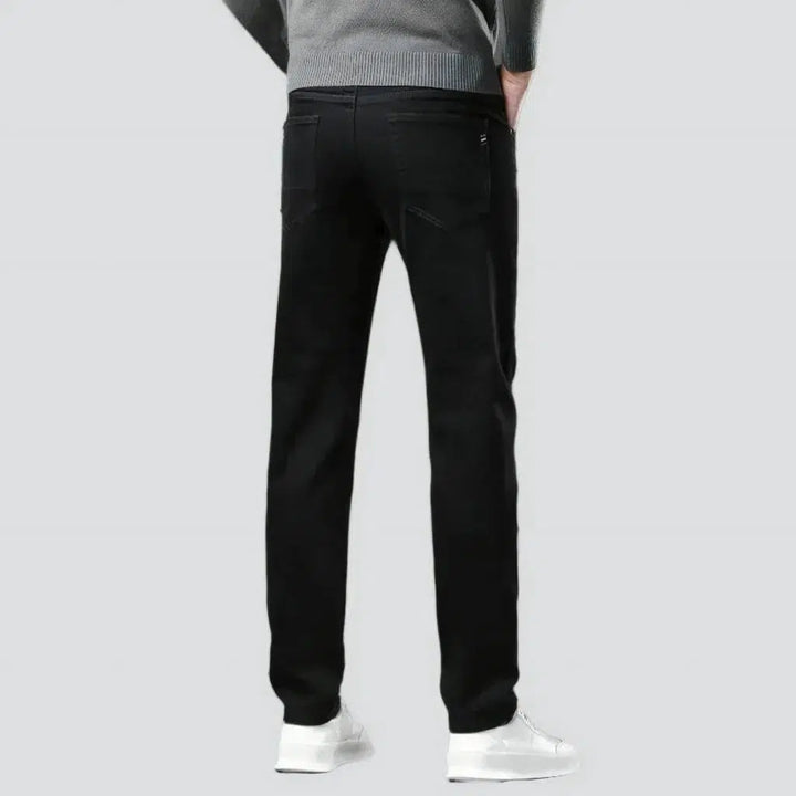 Tapered black. men's stretchy jeans