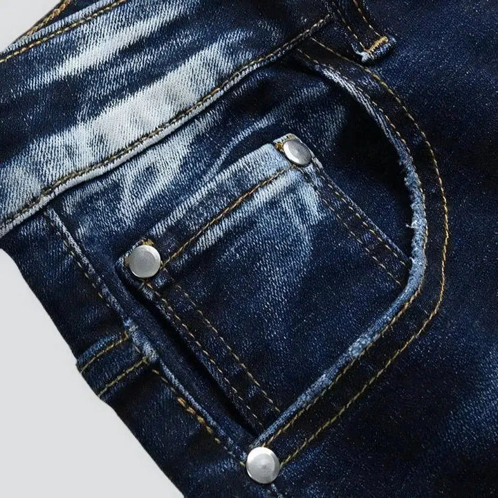 Dark-wash jeans
 for men