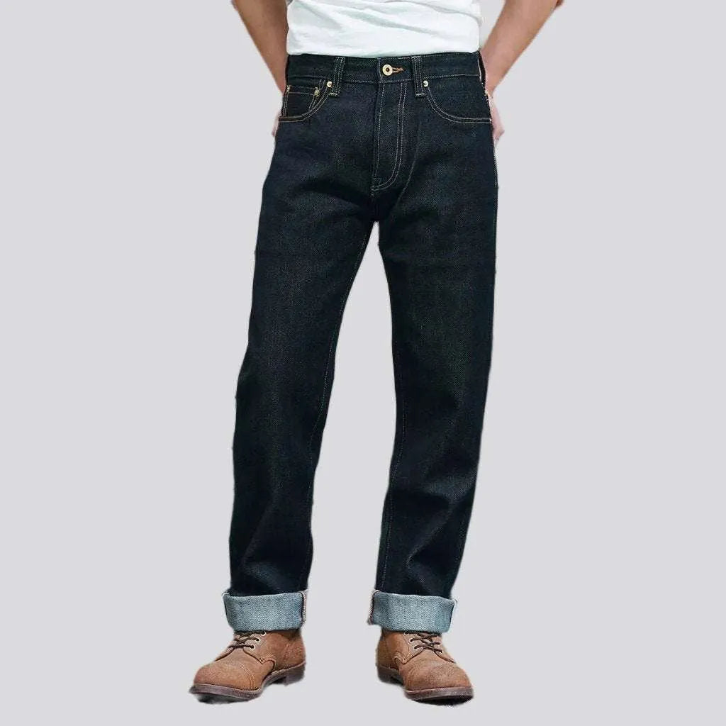 Back cinch 23oz selvedge jeans