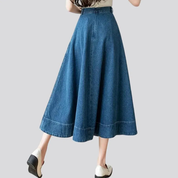 Street women's jeans skirt