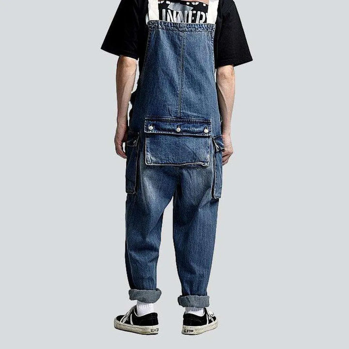 Fashion men's denim overall