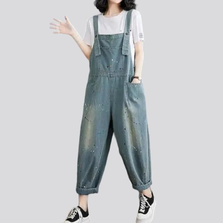 Y2k denim women's vintage dungaree