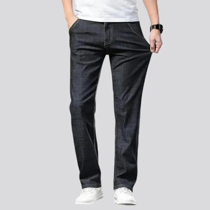 Thin men's lyocell jeans