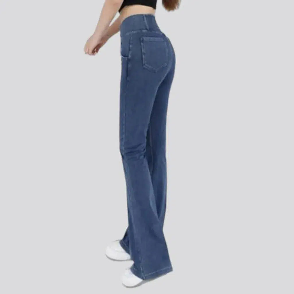 Street floor-length jeans
 for women