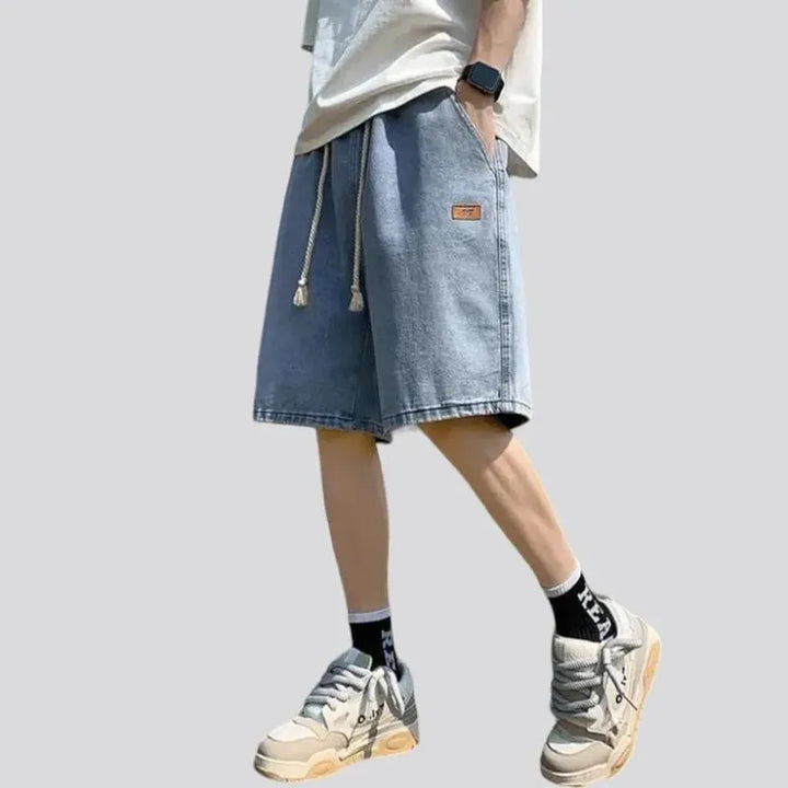 Thin jeans shorts
 for men