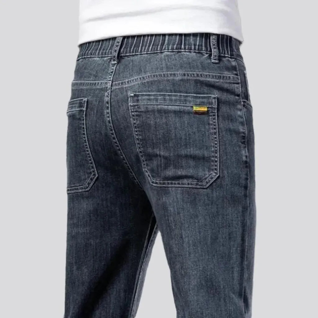 Tapered men's lyocell jeans