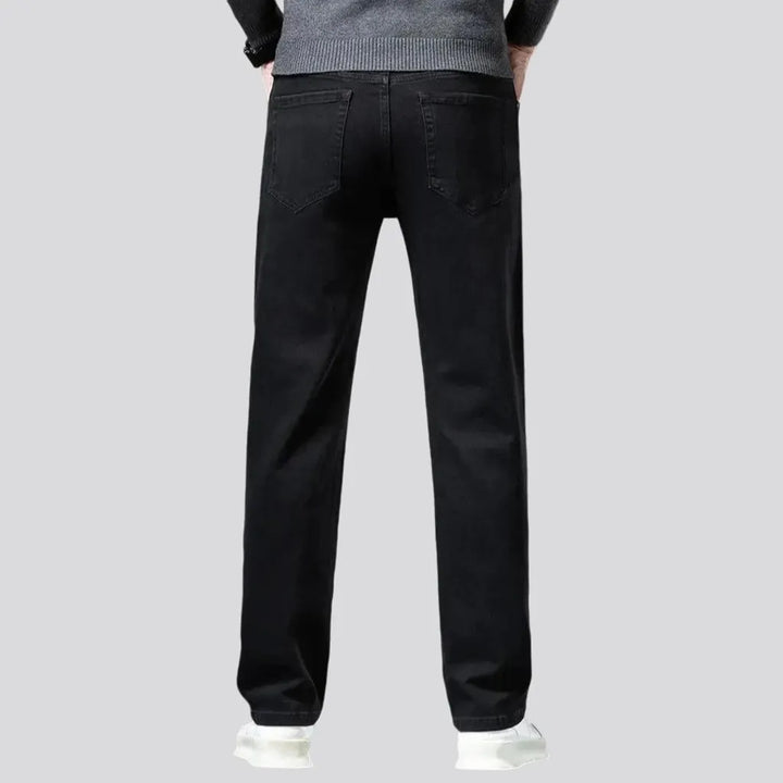 Stretchable vintage tapered men's jeans