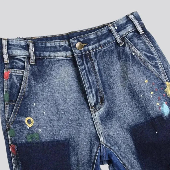 Vintage carpenter-loop jeans