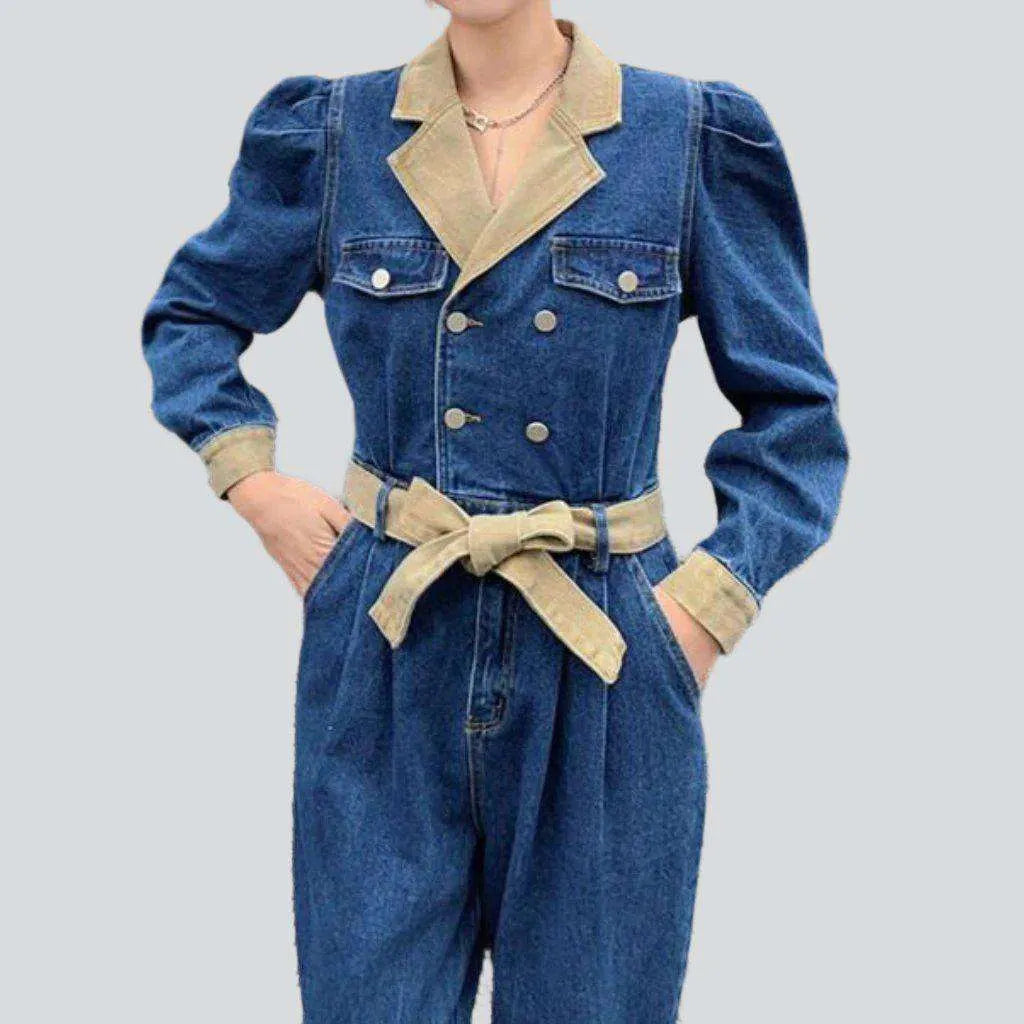 Women's classic jean jumpsuit