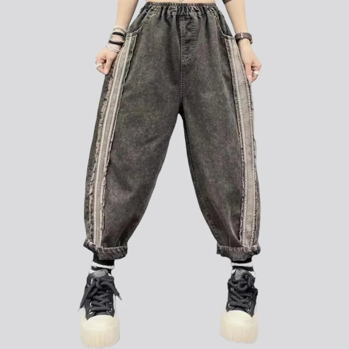 Baggy vintage denim pants
 for women