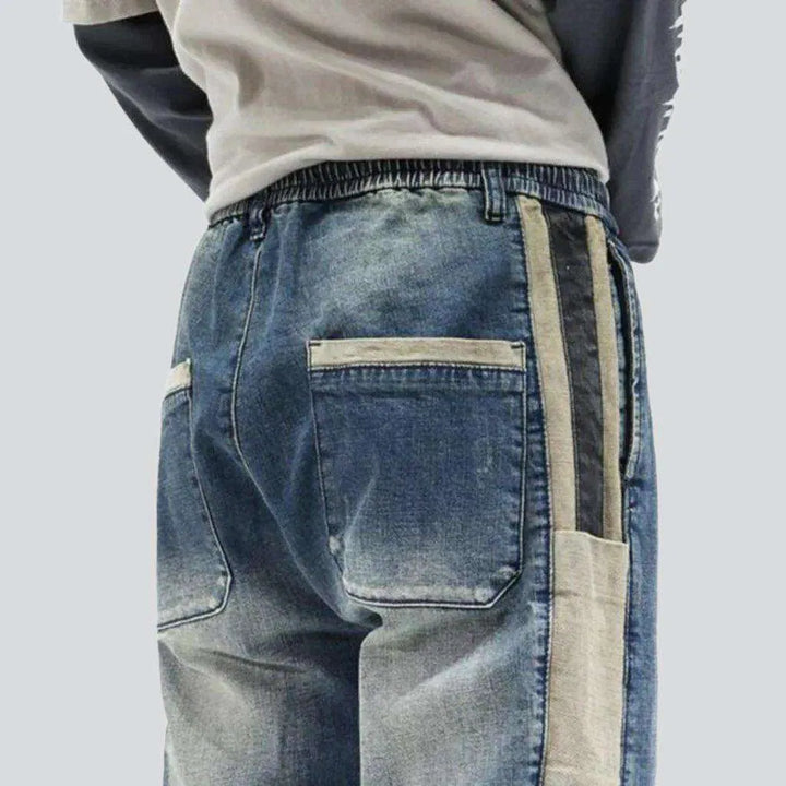 Joggers men's jeans with bands