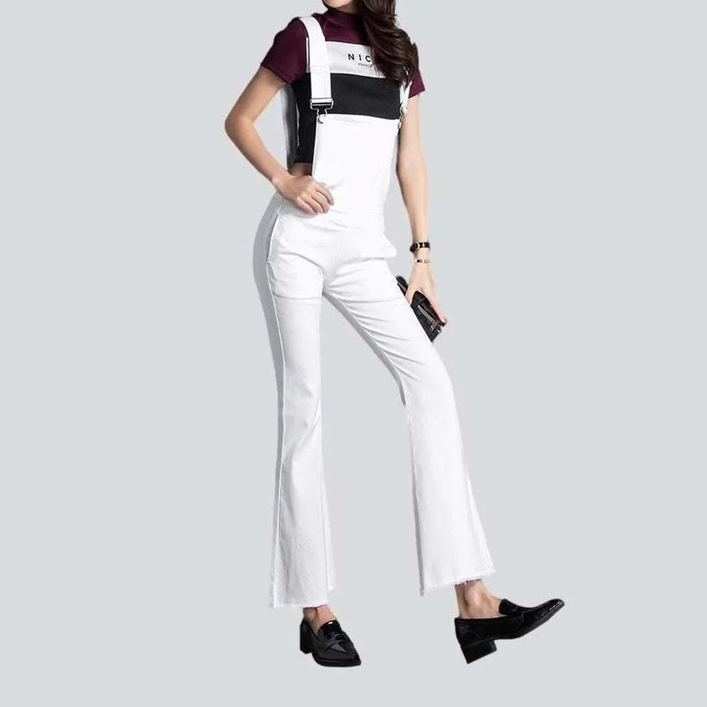 Monochrome women's jeans overall