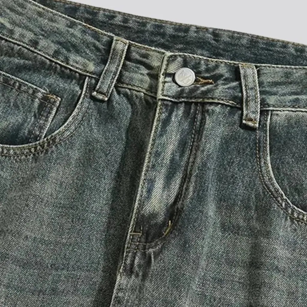 Aged jeans
 for men